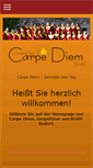 Mobile Screenshot of gospelcarpediem.de